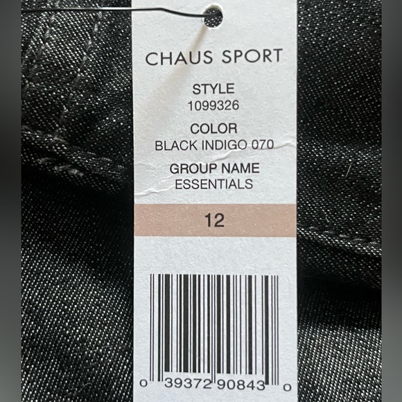 Chaus Sport Women’s Black Indigo Denim - Size 12 - Picture 10 of 10